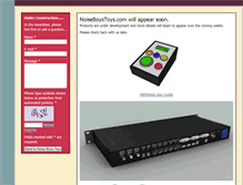Tablet Screenshot of noiseboystoys.com